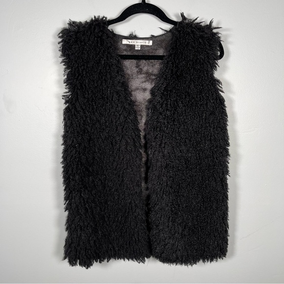 Max Studio Faux Sheep Fur Vest - Picture 2 of 10